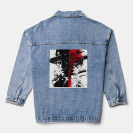 Das Gesicht von zwei Welten Jeansjacke