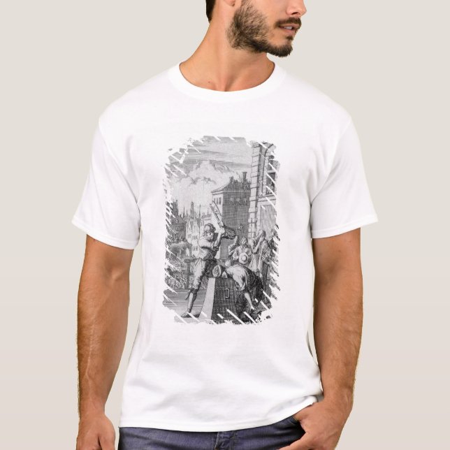 Das gespaltene Schild T-Shirt (Vorderseite)