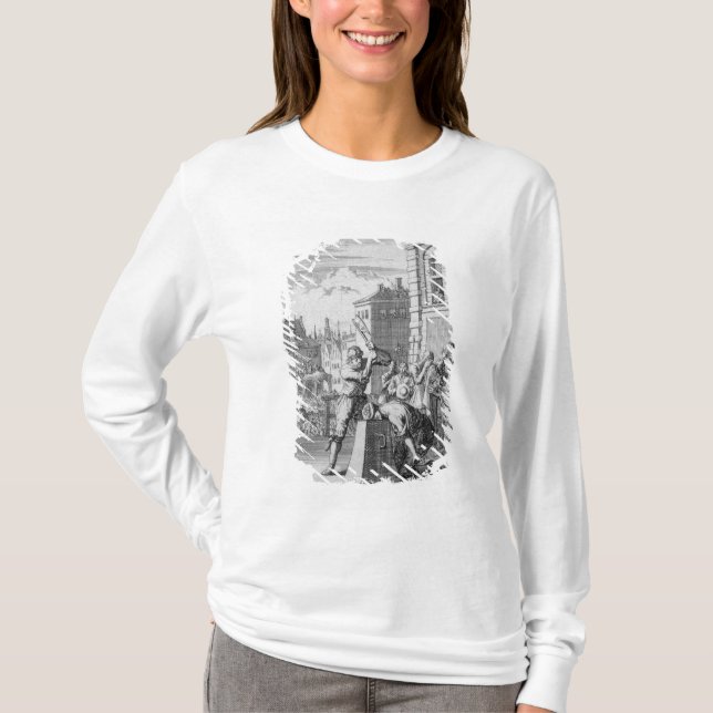 Das gespaltene Schild T-Shirt (Vorderseite)