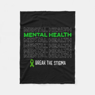 Das Gesundheitsbewusstsein bricht die Stigma Ribbo Fleecedecke
