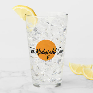 Das Getränkeglas für die Midnight Sun-Logos Glas