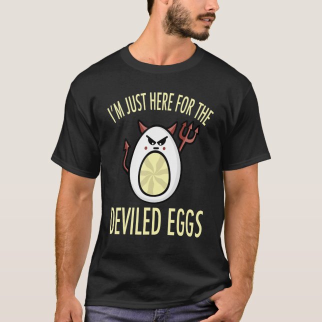 Das geweihte Ei ich bin nur hier für die geweihten T-Shirt (Vorderseite)