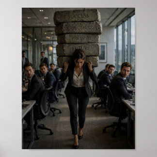 Das Gewicht, das sie trägt Poster