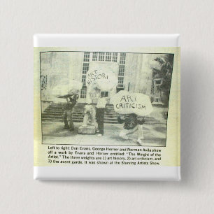 Das Gewicht des Künstlers Button