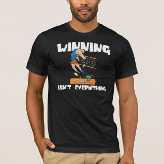 Das Gewinnen ist nicht alles Volleyball-schwarzer T-Shirt