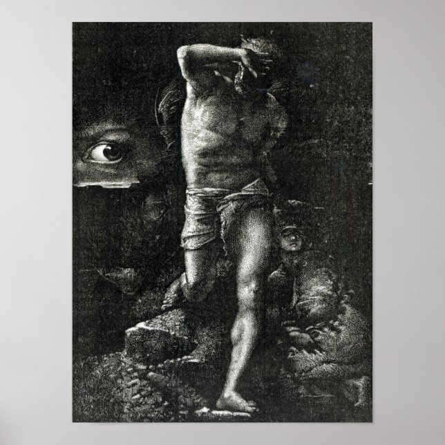 Das Gewissen oder die Augen-Sehhilfe Poster (Vorne)