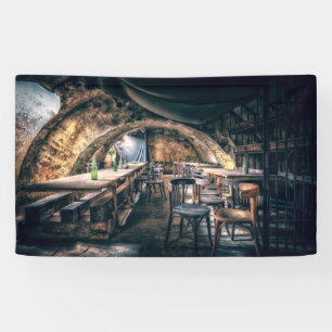 Das gewölbte Wine Celler-Bar Banner