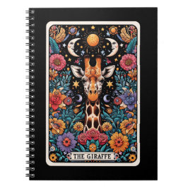 Das Giraffe Spirit Tarot Card Notebook Notizblock