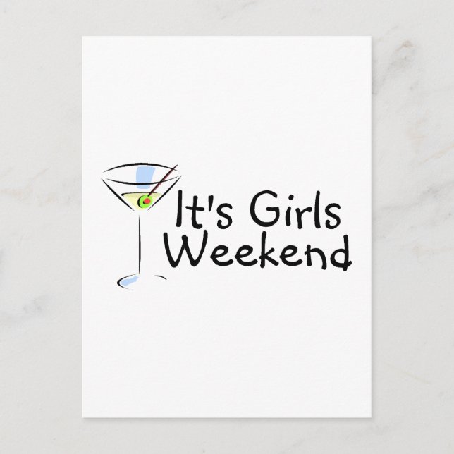 Das Girls Weekend Postkarte (Vorderseite)