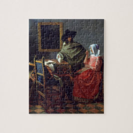 Das Glas des Weins durch Johannes Vermeer