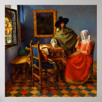 Das Glas Wein von Johannes Vermeer