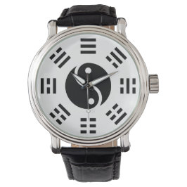 Das Gleichgewicht: Ba Gua, 8 Trigramm Yang TCM Armbanduhr