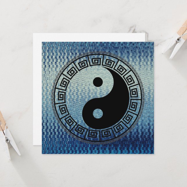 Das Gleichgewicht: Ba Gua, 8 Trigramm Yang TCM Karte (Vorderseite/Rückseite Beispiel)