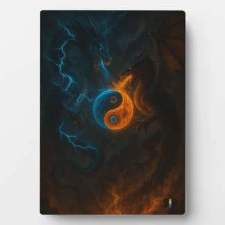 Das Gleichgewicht der Drachen - ewiges Duell Fotoplatte