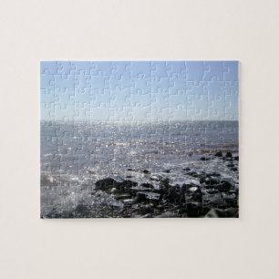 "Das Glitzern wässert" Bay of Fundy-Puzzlespiel