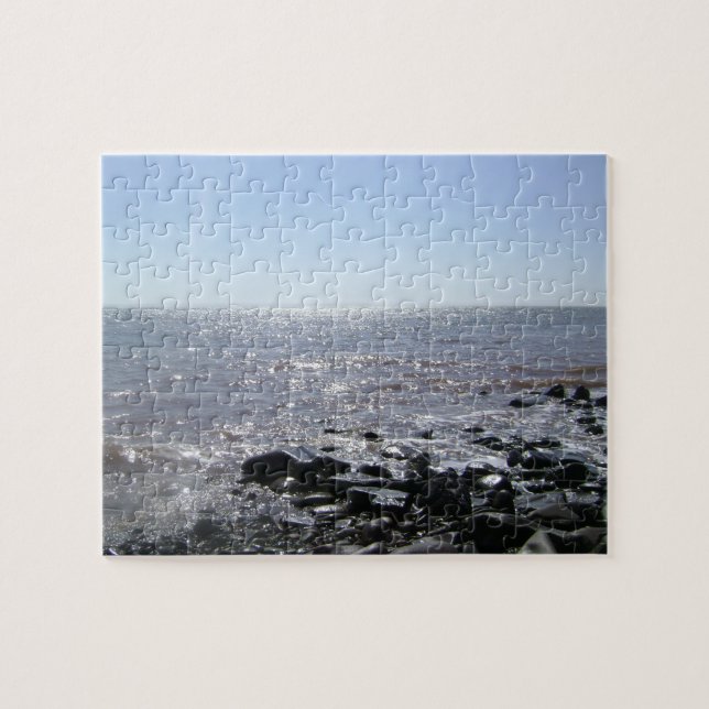 "Das Glitzern wässert" Bay of Fundy-Puzzlespiel (Horizontal)