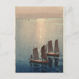 Das glitzernde Meer. Postkarte