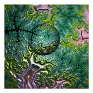 Das Glossy Poster der Reise