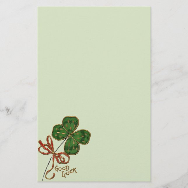 Das Glück an der irischen St. Patrick's Day Statio Briefpapier (Vorderseite)