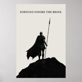 Das Glück begünstigt die Tapferen Poster