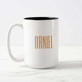 Das Glück der Iren. Individuelle Name für Kleeblät Zweifarbige Tasse