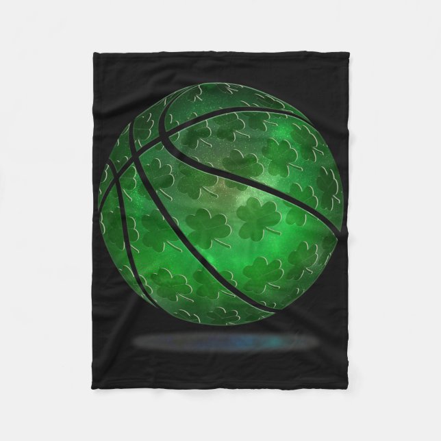 Das Glück der irischen St. Patrick's Day Accessoir Fleecedecke (Vorderseite)