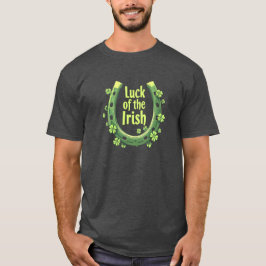 Das Glück des irischen Horseshoe-Designs T-Shirt