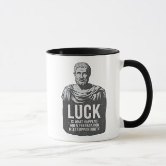 Das Glück des Stoikismus passiert dir Tasse