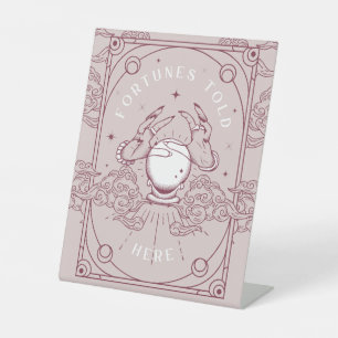Das Glück hier rosa Babydusche gesagt Sockelschild