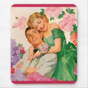 das glückliche Paar Mousepad