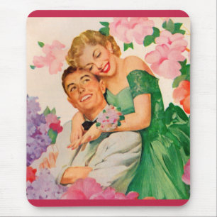 das glückliche Paar Mousepad