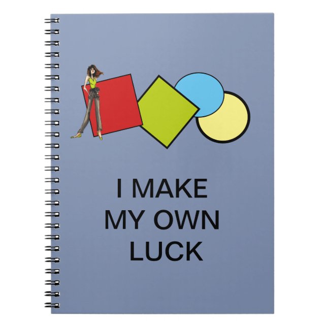 Das glückliche Spiral Foto Notebook Notizblock (Vorderseite)