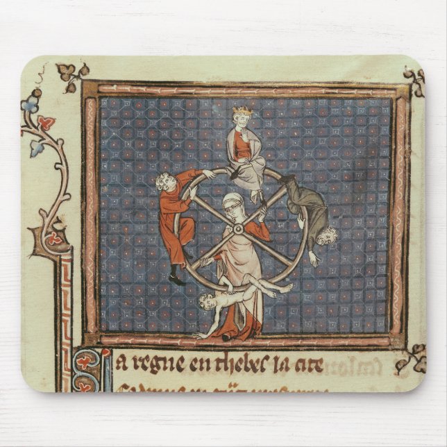 Das Glücksrad, von Ovide moralisieren Mousepad (Vorne)