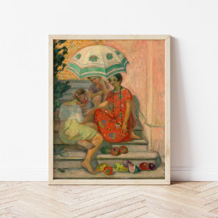 Das Glücksspiel, Sainte-Maxime   Henri Lebasque Poster