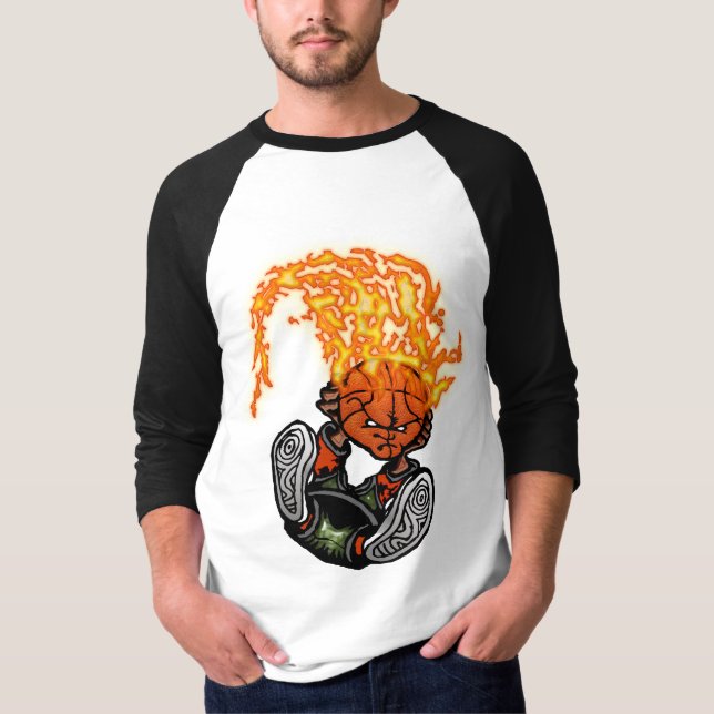 Das Glühen tauchen ein T-Shirt (Vorderseite)