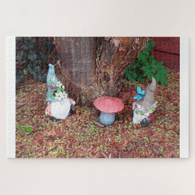Das Gnome Garden Jigsaw Puzzle (Horizontal)