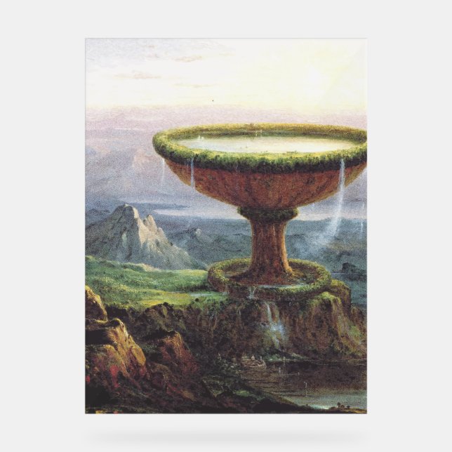 Das Goblet des Titan von Thomas Cole Acrylschild (Vorderseite)
