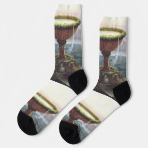 Das Goblet des Titan von Thomas Cole Socken
