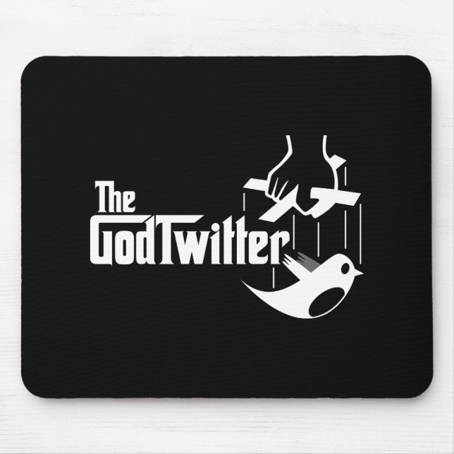 Das GodTwitter Mousepad (Vorne)