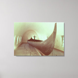 Das Gokstad longship (Holz) Leinwanddruck
