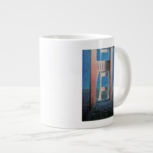 Das golden gate bridge 1992 Jumbo-Tasse (Vorderseite Rechts)