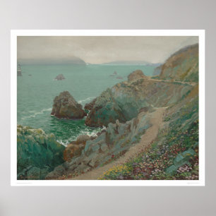 Das Golden Gate von der Ozean-Klippe (1154) Poster