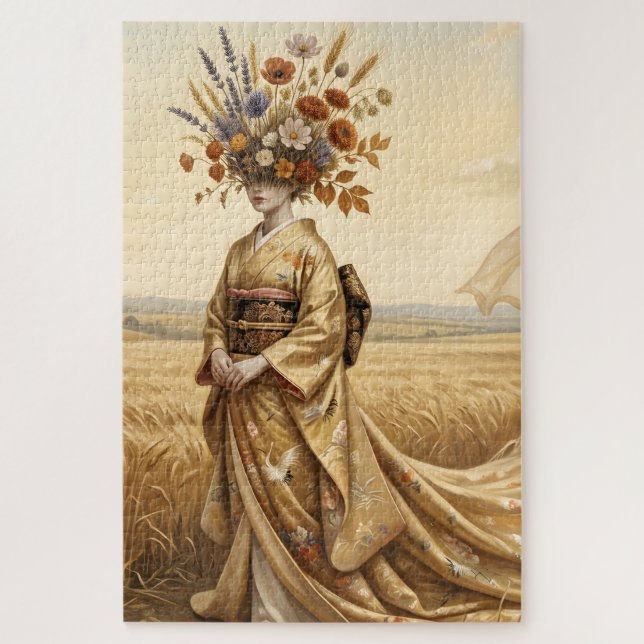 Das goldene Echo: Surrealer botanischer Geist in d (Vertikal)