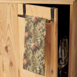 Das goldene Feuer - gotisch Viktorianisch Geschirrtuch