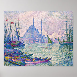 Das goldene Horn, Minarett   Paul Signac   Poster