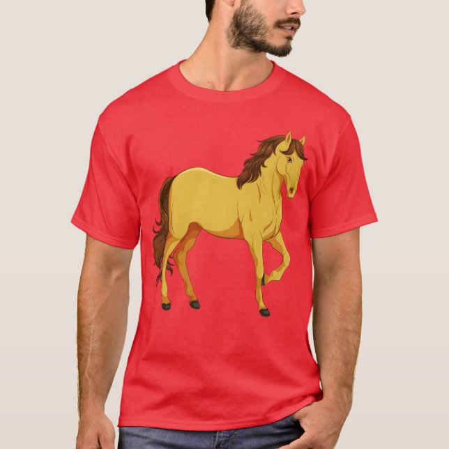 Das Goldene Pferd T-Shirt (Vorderseite)