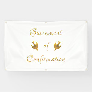 Das goldene Sakrament der Bestätigung und der Heil Banner