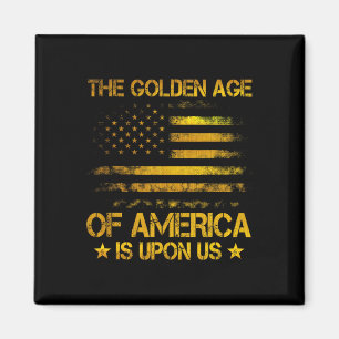 Das goldene Zeitalter Amerikas ist bei uns Lustig Magnet