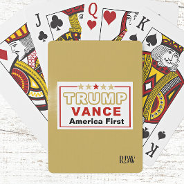 Das goldene Zeitalter Trumps - Amerika zuerst Spielkarten