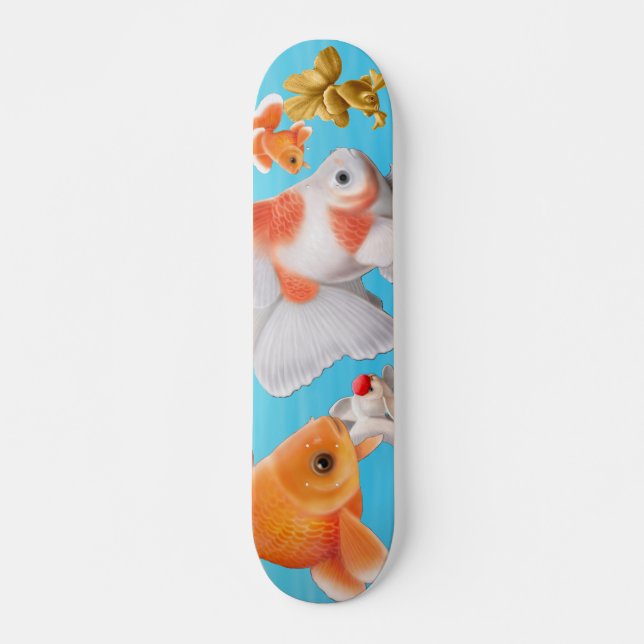 Das Goldfisch-Skateboard Skateboard (Vorne)